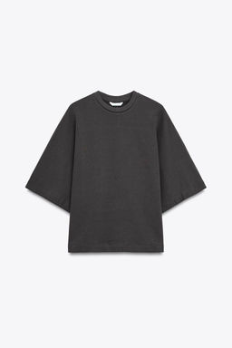 RUSTIC SHORT SLEEVE SWEATSHIRT - Zara фото 14