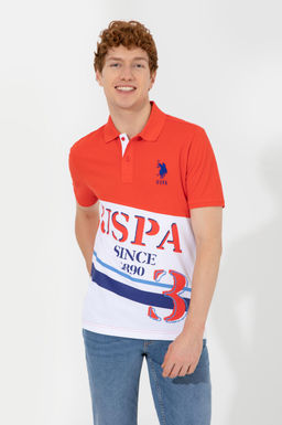 Мужской красный поло яка t -рубашка неожиданная скидка в корзине - U.s. polo assn фото 7