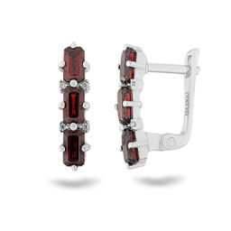 Серьги, гранат, Ниагара