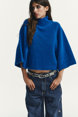 KNIT JUMPER WITH WIDE SLEEVES - Zara фото 2