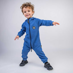 Комбинезон с карманами Деним утепленный - Bungly фото 9