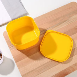 Цена за 2 шт. Ланч - бокс квадратный «Будет вкусно», 700 мл