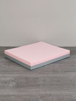 Мат балансировочный для фитнеса и йоги 40х33х5cm/ розово-серый/ уп20 - ГалеонТрейд фото 4