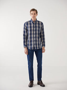 Regular Fit Uzun Kollu Ekose Arm?rl? Erkek G?mlek