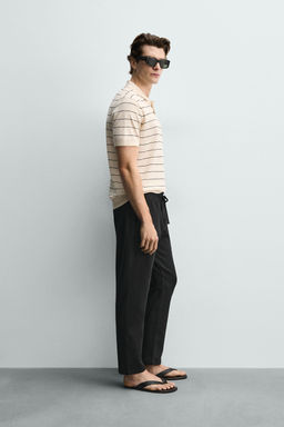 PANTAL?N CINTURA JOGGER CONFORT / Negro - Zara фото 13