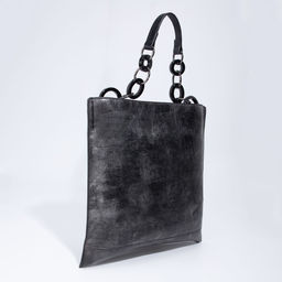 Сумка-тоут на молнии, наружный карман, длинный ремень, цвет серый - Simaland фото 2