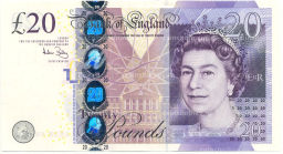 Банкнота 20 фунтов 2006 года Великобритания