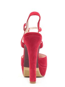 06-87VB RED Туфли женские (натуральная замша) - Фабричный китай фото 11