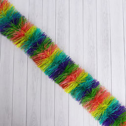 Цена за 10 шт. Мишура Радуга d-8 см 200 см