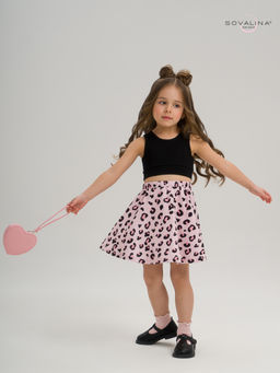 Костюм Мальвина КТ черный-нежный леопард - Sovalina фото 19