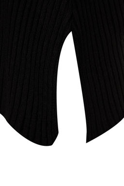 TRENDYOLMILLA Kiremit Midi Triko Kalp Yaka Elbise TWOAW24EL00212  фото 15