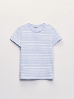 Футболка прилегающего силуэта в полоску ZR2605013409-252 / Zarina