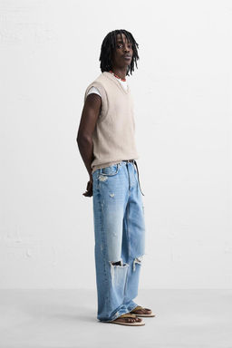 TEXTURED KNIT WAISTCOAT - Zara фото 4