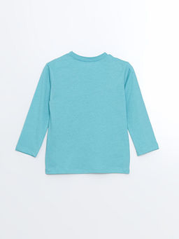 Bisiklet Yaka Bask?l? Erkek Bebek Ti??rt - Waikiki фото 2