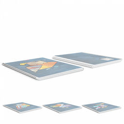 Цена за 2 шт. Тетрадь общая с пластиковой обложкой на спирали ErichKrause Birds, ассорти, А4, 80 листов, клетка  фото 8