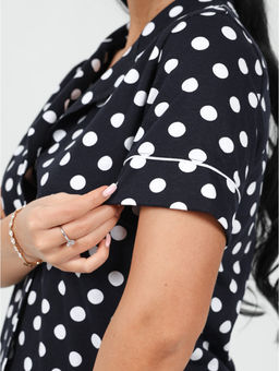 Нимфа пижама женская (горох)