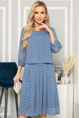 Платье Пелагея (голубое) П4969