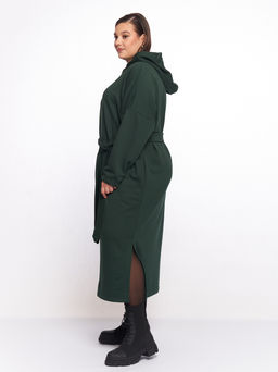 Платье с капюшоном PP83502GRN45