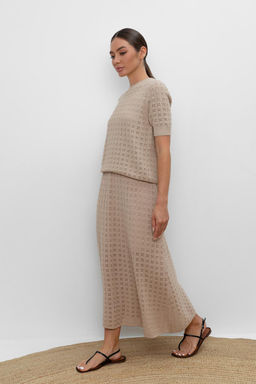 VERY NEAT _ ЕВ 734/бежевый юбка жен