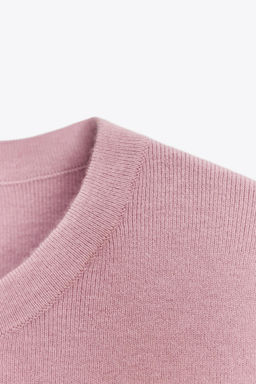 SOFT-TOUCH SHORT SLEEVE KNIT TOP - Zara фото 10