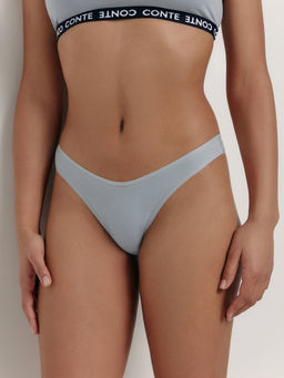 CONTE Трусы бразилиана с V-образной линией талии FIT DAY LBR 1508 grey-blue - Conte elegant фото 2