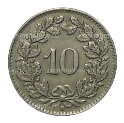 10 раппенов 1940 года Швейцария