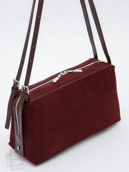 Сумка женская кожаная 6060L angola red Polina&Eiterou