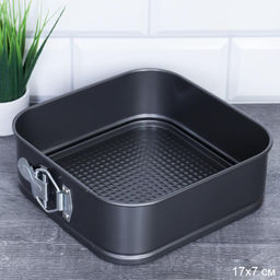 Форма для выпечки Кекса квадрат с клипсой 17х7 см / RSD-13 /
