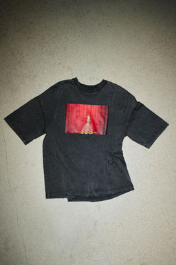TWIN PEAKS METALLIC PRINT T-SHIRT
