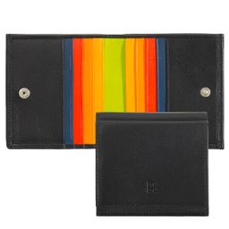 Итальянский кожаный кошелек DuDu серии Flavio | черный