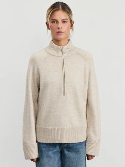 Вязаный джемпер на молнии / Zarina