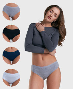 Трусы женские слипы (Оверлок по краям) Vanessa 6802-109 хлопок, эластан размеры L, XL, 2XL, 3XL - Cherry girl фото 2