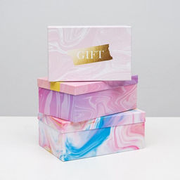 Набор коробок 15 в 1, упаковка подарочная, Текстурный, 12?6.5?4 см - 46.5?30?17.5 см