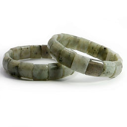 Браслет из камня Лабрадор мистический камень желаний, дарует удачу и везение