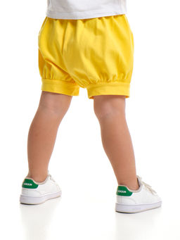 Шорты для девочки UD 1714 желтый - Mini maxi фото 7