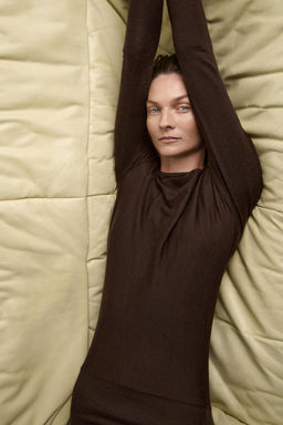 100% WOOL MIDI DRESS - Zara фото 5