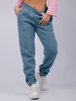 Джоггеры Мистерия 5, футер 3-х нитка начес - Малина фото 34