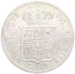 120 грано 1856 года Королевство Обеих Сицилий