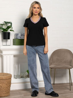 Футболка Ирбис (черная) Б15503-50М - Lt collection фото 7