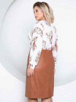 Юбка П-2058/1 Цвет:коричневый