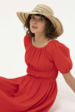 U. S. Polo Assn Женское красное тканое платье - U.s. polo assn фото 10