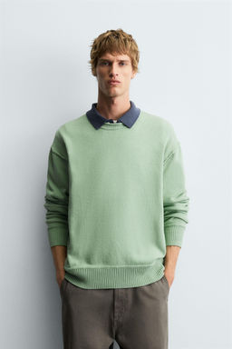 REVERSE EFFECT COTTON SWEATER - Zara фото 2