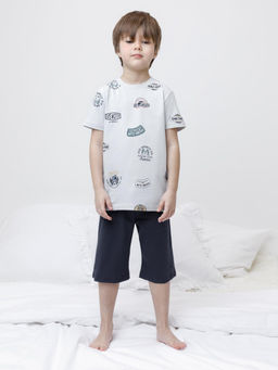 К 1614/городское ралли,индиго пижама для мал