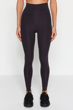 TRENDYOLMILLA Siyah Ekstra Kar?n Toparlay?c? Katmana Sahip Mat Tam Boy Orme Spor Tayt THMAW24TY00026  фото 7