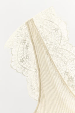 TOP PUNTO ENCAJE / Crudo - Zara фото 6