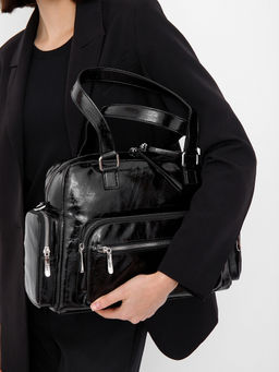 Сумка 5602S black Velina Fabbiano-Safenta