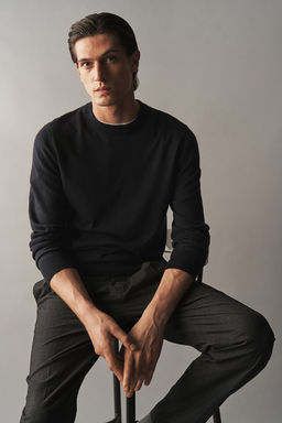 Jersey de lana Slim Fit