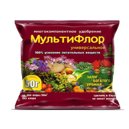 Компл. мин. удобр. "МультиФлор" универсальное 50г