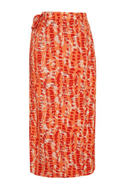 TRENDYOLMILLA Cok Renkli Cicek Desenli Viskon Kumasl? Midi Dokuma Etek TWOSS23ET00294 фото 8