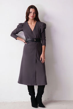 Платье с запахом черное - Martichelli фото 9